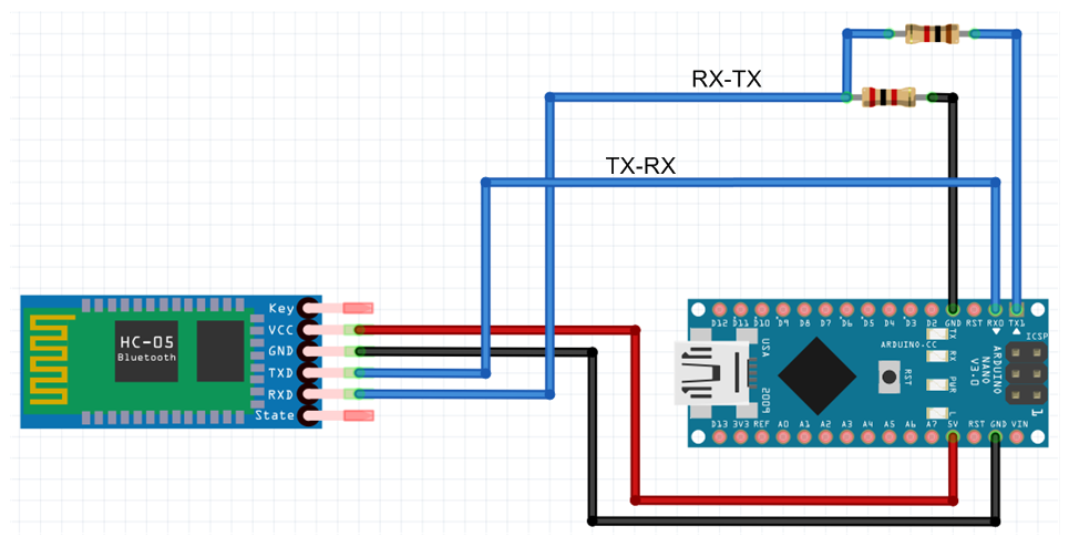 Arduino HC-05 to HC-05 Communication | Critically Damped